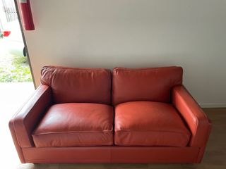 Divano Poltrona Frau - Pelle Rossa