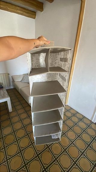 Armario organizador tela beige