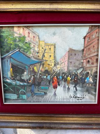 Dipinto olio su legno 30x40cm
