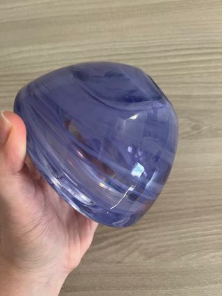 Vasetto Decorativo in Vetro Viola