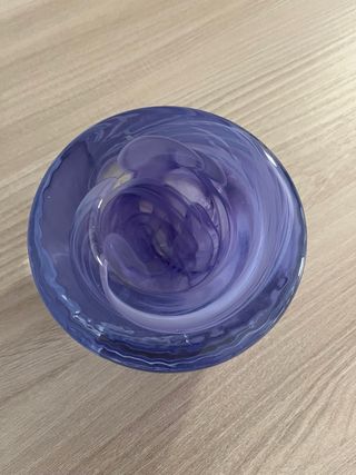 Vasetto Decorativo in Vetro Viola
