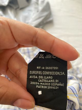 Camisa Pedro del Hierro cuadros L