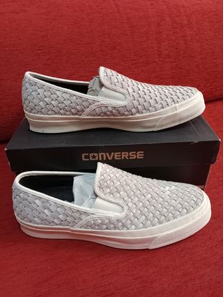 Zapatillas Converse grises tejidas