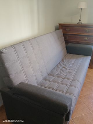 Sofá cama 3 plazas - Gris