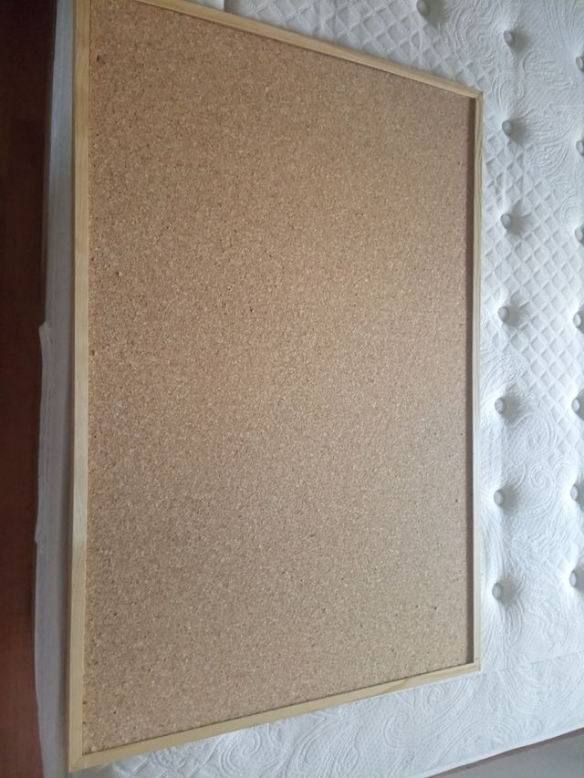 Tablón corcho madera - Marrón