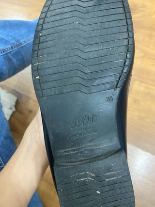 Mocasines 1901 azul marino, talla 38