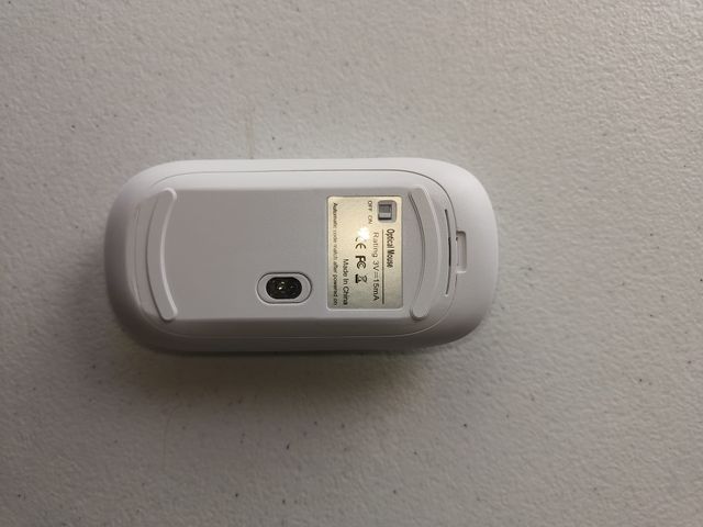 Ratón Óptico Blanco Silencioso