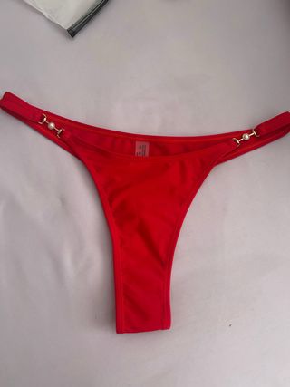 Tanga bikini roja Shein XXL