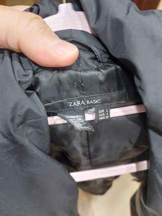 Chaqueta Zara negra acolchada