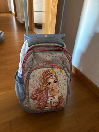 Mochila escolar con ruedas Top Model