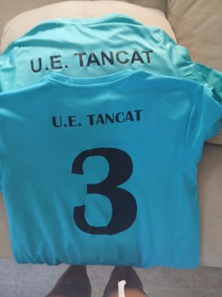 2 Camisetas Entreno Joma U.E. Tancat de El Vendrel