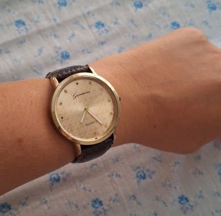 Reloj Giovanni dorado y marrón