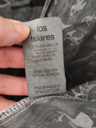 Americana floral L - Negra y Gris