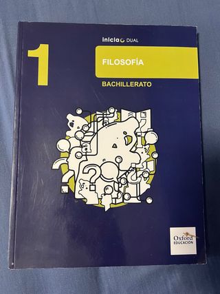 Inicia Filosofía 1.º Bachillerato. Libro del al...