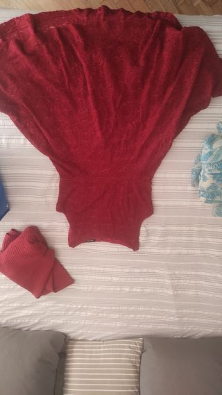 Vestido rojo encaje