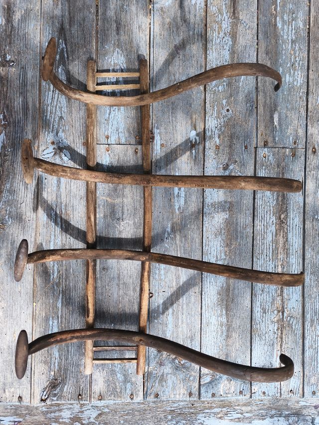 Perchero vintage madera, tipo thonet - 3 brazos