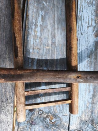 Perchero vintage madera, tipo thonet - 3 brazos