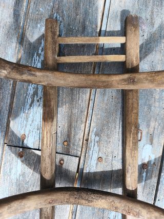 Perchero vintage madera, tipo thonet - 3 brazos
