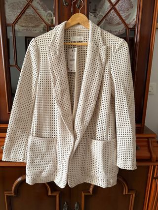 Chaqueta Zara beige - Talla M
