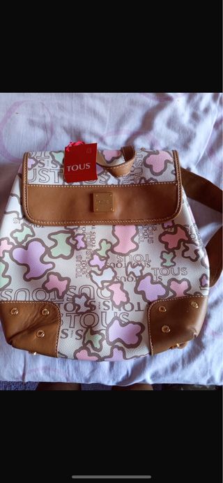 Mochila Tous marrón-rosa