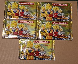 5 Bustine Dragon Ball Z Serie Oro