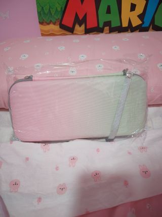 Funda Nintendo Switch 2: Rosa-Verde