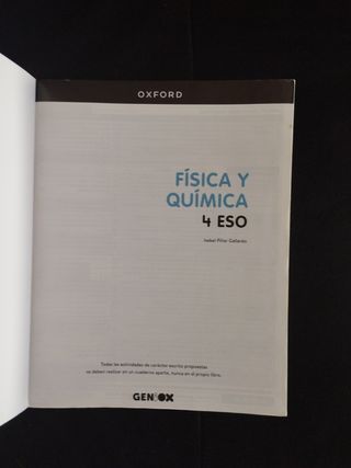 Física y Química 4º ESO. Libro del estudiante. ...