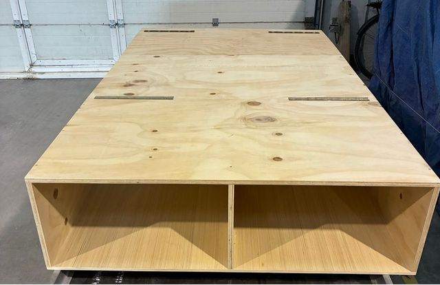 Cama furgo madera 3 cajones