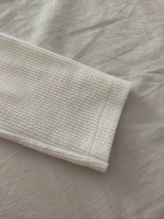 Top Zara blanco - manga larga