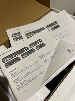 Interfaz audio Behringer UMC202HD