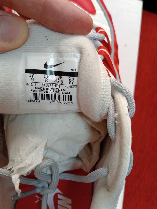 Nike Air Max 98 rojas y blancas