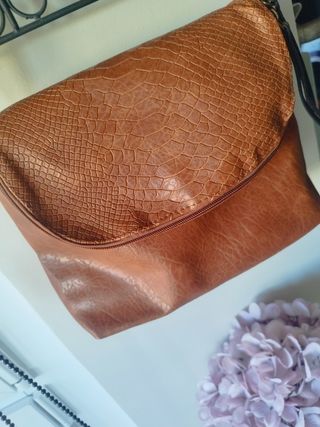 Bolso bandolera marrón