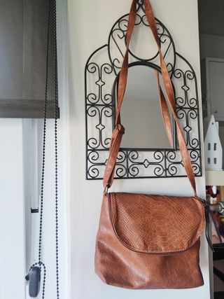 Bolso bandolera marrón