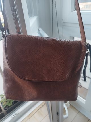 Bolso bandolera marrón