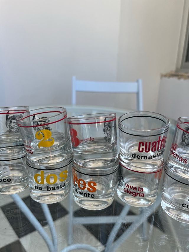 Vasos chupitos divertidos (12 unidades)