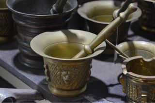 Morteros antiguos (varios)