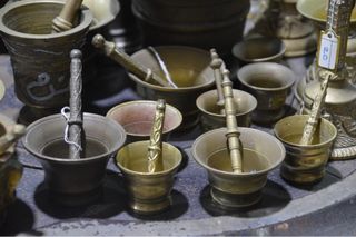 Morteros antiguos (varios)