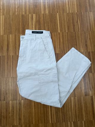 Pantalón cargo Lefties beige L