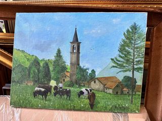 Quadro olio paesaggio 30x40