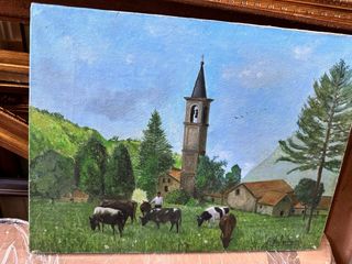 Quadro olio paesaggio 30x40