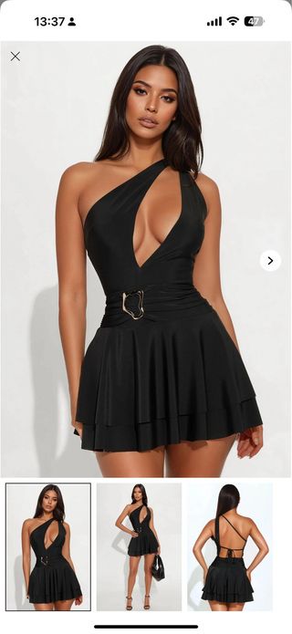 Vestido negro fiesta talla M
marca Fashion Nova
