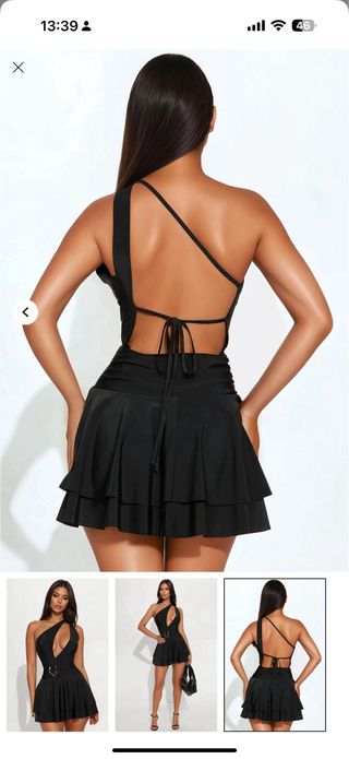 Vestido negro fiesta talla M
marca Fashion Nova
