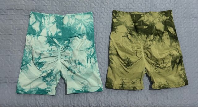 2 Leggins deportivas tie-dye