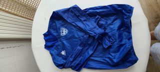 Chubasquero fútbol Luanvi azul