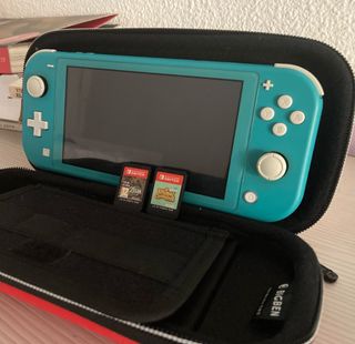Nintendo Switch Lite turquesa + 2 juegos