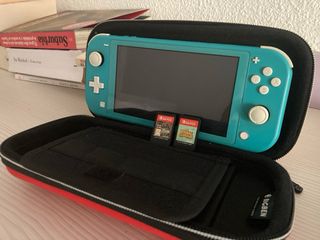 Nintendo Switch Lite turquesa + 2 juegos
