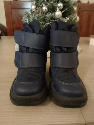 Scarponcini neve bimbo blu