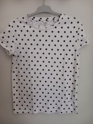 Camiseta Pull&Bear lunares 