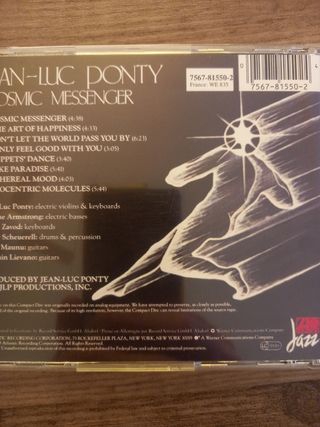 CD Jean-Luc Ponty - Cosmic Messenger