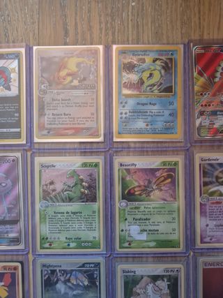 Lote 15 cartas Pokémon